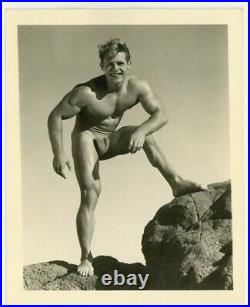 Bob Mizer 1950 Athletic Model Guild Beefcake Photo Physique Gay Nude Male Q7493