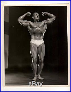 Bodybuilder Vintage ORIGINAL CLANCY ROSS Bodybuilding Muscle B+W CARUSO PHOTO