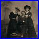 Bored-Unimpressed-Hat-Family-Tintype-c1870-Women-Girls-Man-1-6-Plate-Photo-A1254-01-ghqf