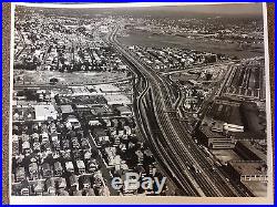 Boston Area Vintage Black & White Large Aerial Photos 1960