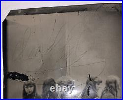 C 1880, Tintype Photograph, Trick Photography, Multigraph, Young Girl, Illusion
