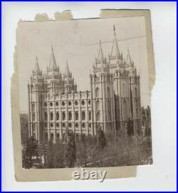 C1930 Photo Mormon Church Salt Lake City Utah Latter Day Sints Vintage