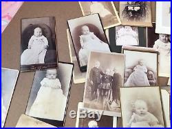 CDV Card, Vintage Photos, lot of 300 Kids And Babies. #7