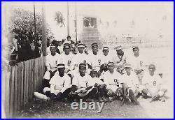 CUBA CUBAN BASEBALL NEGRO LEAGUE BOCCACIO PLAYERS PORTRAIT 1930s ORIG Photo 200