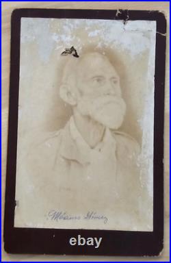 CUBA CUBAN SPAN AM WAR GENERAL MAXIMO GOMEZ PORTRAIT 1880s ORIG PHOTO C46