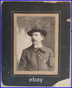 CUBAN CUBA SPAN AMERICAN WAR OFFICER MAMBISES PORTRAIT 1880s ORIG Photo 204