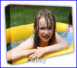 Canvas Print Your Photo On Large Personalised 30mm Deep Framed -a4 A3 A2 A1 A0