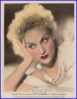 Carole Lombard (1934)? Beauty Actress Seductive Pose Vintage Photo K 184