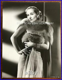 Carole Lombard Beautiful Vintage Dbl Wt Oversize Portrait Photo by Coburn