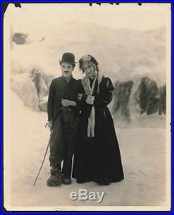 Charlie Chaplin Vintage Wire Photo Gold Rush 1924 Nice