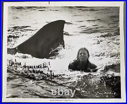 Cindy Grover SIGNED PHOTO 8x10 JAWS AUTOGRAPH INSCRIBED BLACK AND WHITE