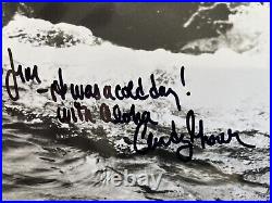 Cindy Grover SIGNED PHOTO 8x10 JAWS AUTOGRAPH INSCRIBED BLACK AND WHITE