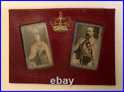 Coronation Photos of King Edward VII and Queen Alexandra In Folder Circa 1902