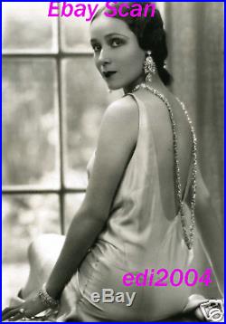 DOLORES DEL RIO Vintage Original DBLE-WEIGHT OVERSIZED Photo by GEORGE CANNONS
