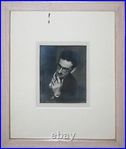 DOROTHEA LANGE- WPA Photographer-Signed Gelatin Silver Print of Roi Partridge