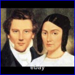 Daguerreotype of Joseph Smith Jr. And wife Emma Smith rare key Mormon artifact