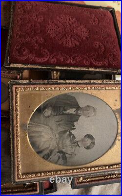 Daguerreotype of Joseph Smith Jr. And wife Emma Smith rare key Mormon artifact