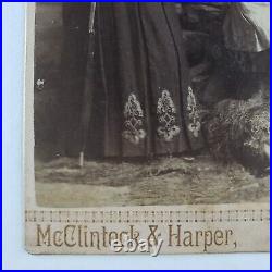 Doll Girl Mother Cabinet Card c1875 Jackson Tennessee McClintock Harper TN C530