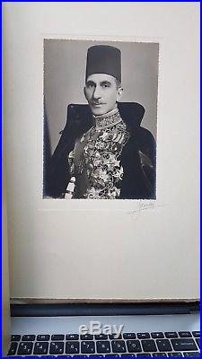 EGYPT OLD VINTAGE PHOTOGRAPH. Ahmed Pasha Hassanein with medals and sword LOT 2