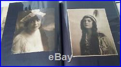 ELIZABETH WOOD Society Beauty Vintage 1900s Photo Album News ROBERT STACK WITZEL