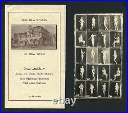 EVANSMITH Original Photographs Artistic NUDES 1920s Promo Advertising VASTA