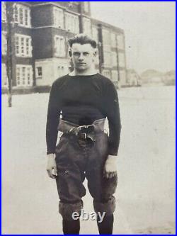 Early 20th Century Vintage Photograph of a Football Player from Duluth, MN