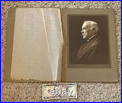Early Black And White Portrait In Matted Folder By Ye Colonial Studios Brooklyn