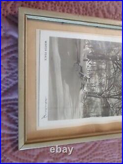 FRANK HOHENBERGER PHOTO BROWN COUNTY NASHVILLE INDIANA WINTER PEACE VTG Rare