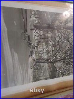 FRANK HOHENBERGER PHOTO BROWN COUNTY NASHVILLE INDIANA WINTER PEACE VTG Rare