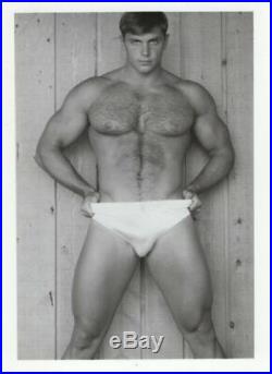 FULL SET of 10 vintage COLT MODEL gay photographs 5x7 B&W JOHN PRUITT hot body