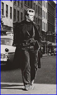Famous Original 1950s Vintage James Dean on 53rd St. In NYC B&W Photo