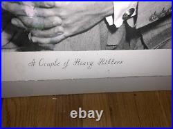 Frank Sinatra Joe Dimaggio Giclee Photo A Couple Of Heavy Hitters Rare Edition