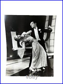 Fred Astaire Ginger Rogers vintage black and white 11 x 13.25. Hollywood movie
