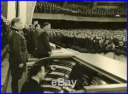Führer addressing Wehrmacht 3 Original Vintage Photos by Friedrich Franz Bauer