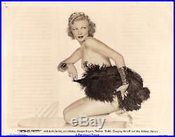GINGER ROGERS vintage sexy leggy risque 1933 pre-code pinup photo SITTING PRETTY