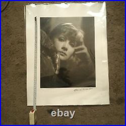 GRETA GARBO PHOTOGRAPH numbered (12/50) & signed Clarence Sinclair Bull with COA