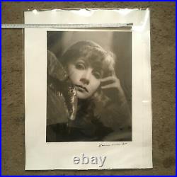 GRETA GARBO PHOTOGRAPH numbered (12/50) & signed Clarence Sinclair Bull with COA