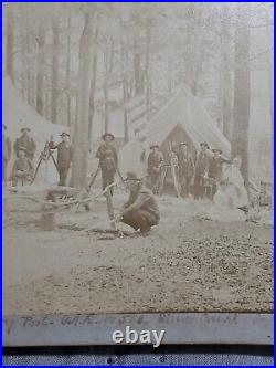 Gar Grand Army Of The Republic R. M. Starring Post 1886 Photograph Camp Silver