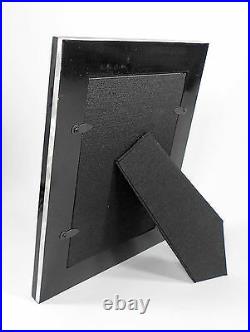 Genuine Mother of Pearl Black & White Art Deco Picture Frame 8X10 Photo NEW