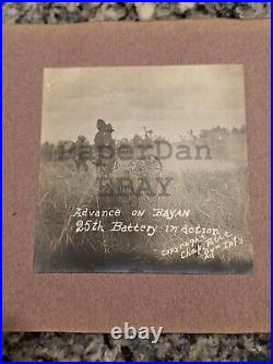 George D. Rice 1902 Battle of Bayan photo book. 26 original tipped-in prints
