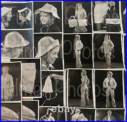 George Fulmer RARE 21 image PHOTOSHOOT 32 B&W PHOTOS 8x10 VINTAGE Clothing Line