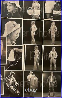 George Fulmer RARE 21 image PHOTOSHOOT 32 B&W PHOTOS 8x10 VINTAGE Clothing Line