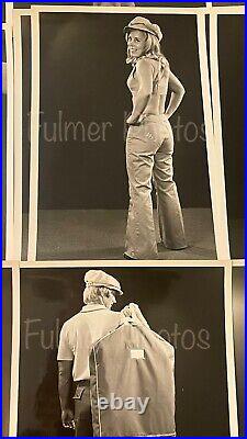 George Fulmer RARE 21 image PHOTOSHOOT 32 B&W PHOTOS 8x10 VINTAGE Clothing Line