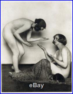 Germaine Krull Beautiful Vintage Photo Two Nude Women Lesbian 1924 Rare (2)