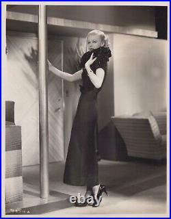 Ginger Rogers (1935)? Alluring Pose Radio Photo by Gaston Longet K 183