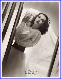 HEDY LAMARR vintage 1939 ORIGINAL 10x13 WILLINGER Dbw MGM GLAMOUR PORTRAIT Photo