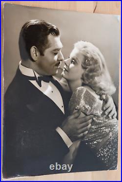 HOLLYWOOD BEAUTY JEAN HARLOW + CLARK GABLE STUNNING PORTRAIT OVERSIZE Photo XXL