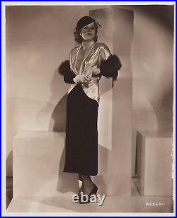 HOLLYWOOD BEAUTY JEAN HARLOW STYLISH POSE STUNNING PORTRAIT 1930s Photo N