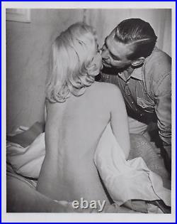 HOLLYWOOD BEAUTY MARILYN MONROE + CLARK GABLE STUNNING PORTRAIT 1960s Photo C34