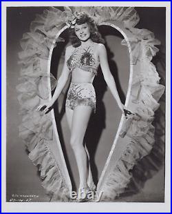 HOLLYWOOD BEAUTY RITA HAYWORTH CHEESECAKE PORTRAIT 1940s COBURN ORIG PHOTO 798